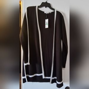 Calvin Klein Black with White Accent Sweater